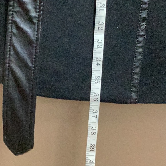 BCBGMAXAZRIA Women's Black Trench Coat - Picture 7 of 12